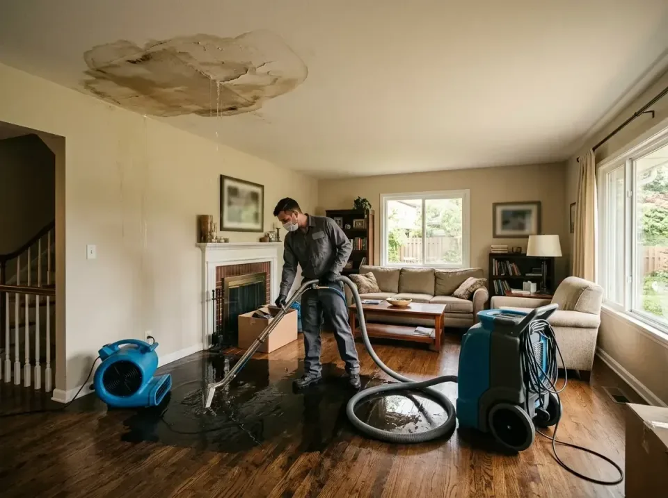 attic-pipe-burst-ceiling-drip-008 — frequently asked questions, Water Damage Restoration & Carpet Care in Dowagiac, MI